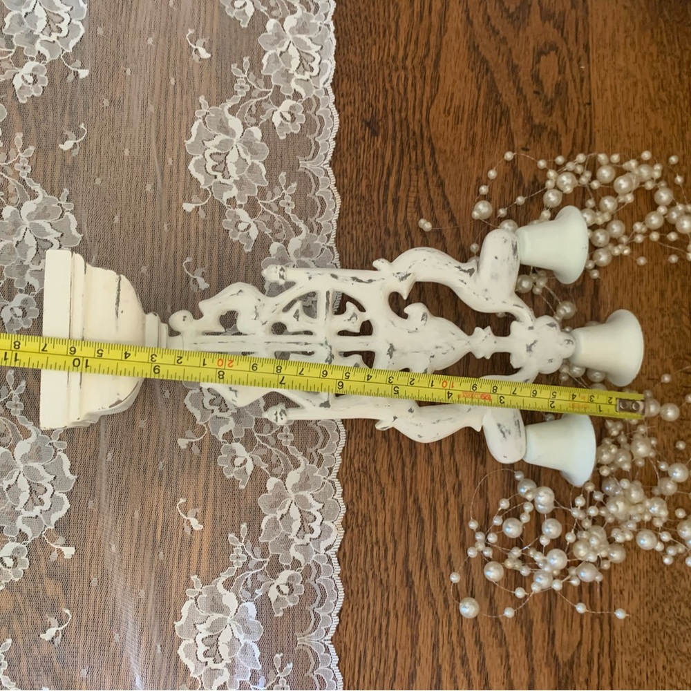 Shabby Chic Candle holder. - Picture 5 of 7